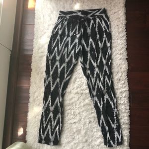 Black and white pants